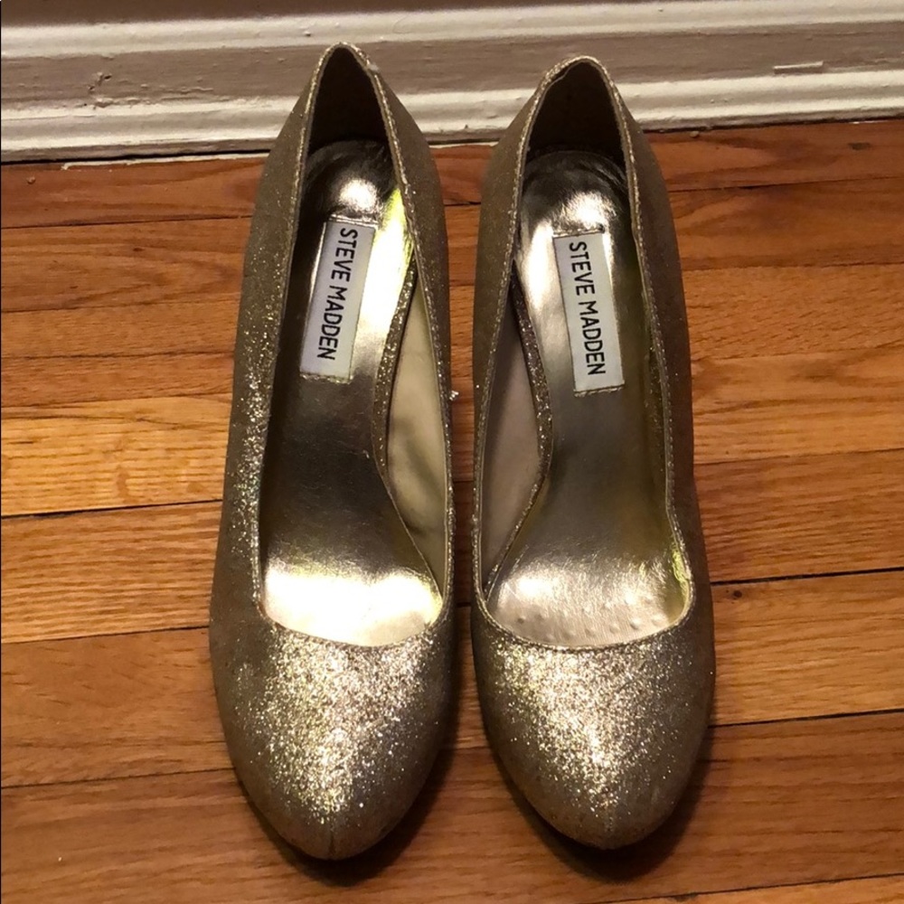 Gold heels